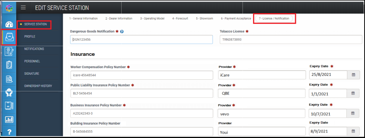 insurances